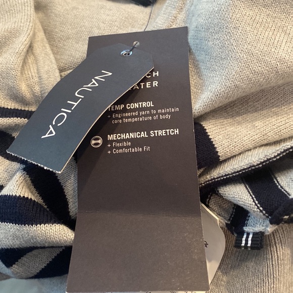 Men’s Nautica Navtech Striped Sweater *NWT - Picture 5 of 7